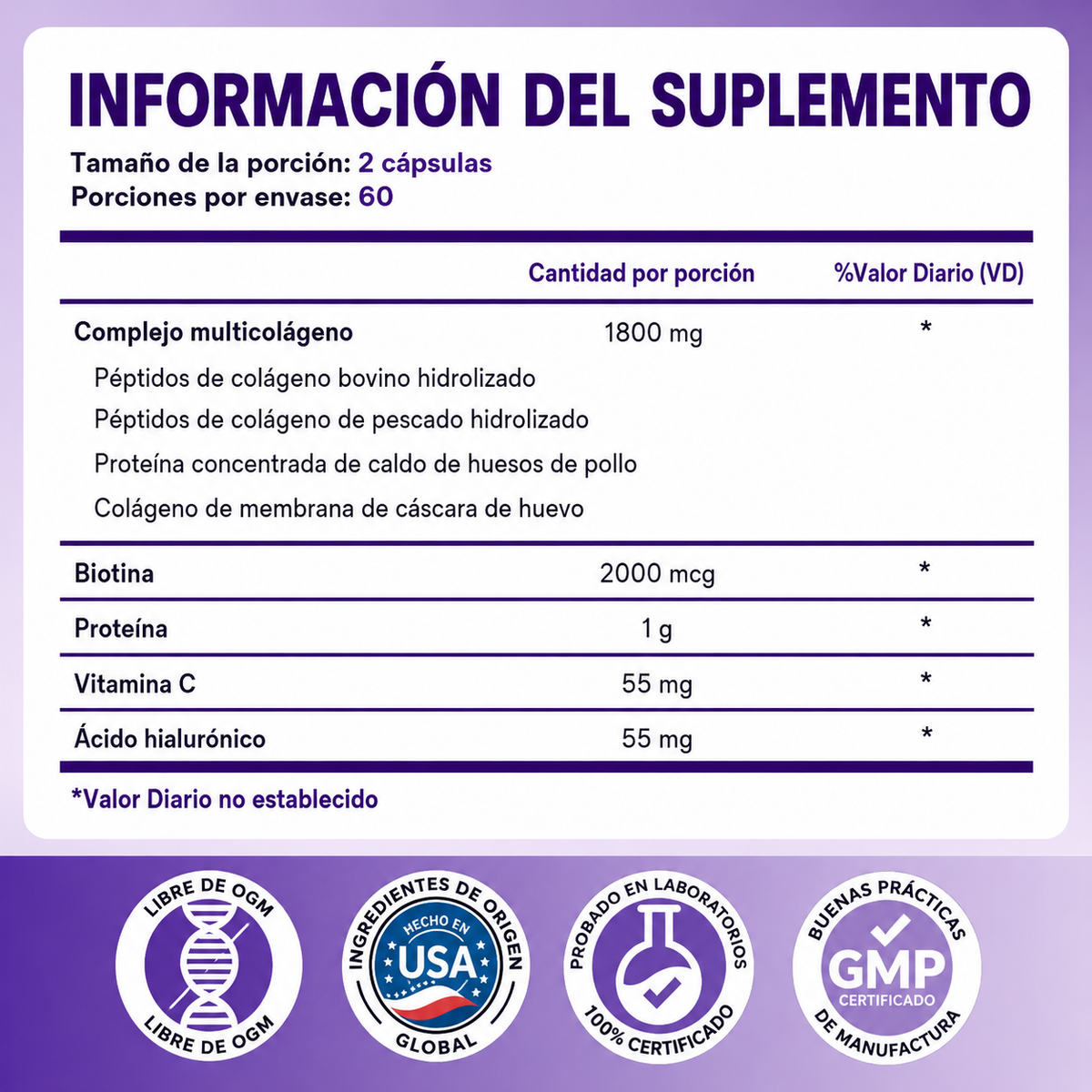 Elúviya® – Colágeno I, II, III, V y X | Más Firmeza, Fuerza y Confianza