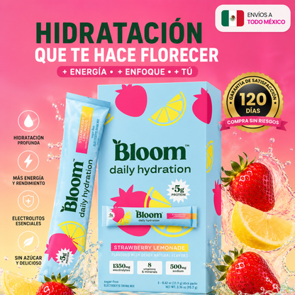 Elúviya® – Hydration Sticks Fresa-Limón | Más Hidratación, Energía y Recuperación