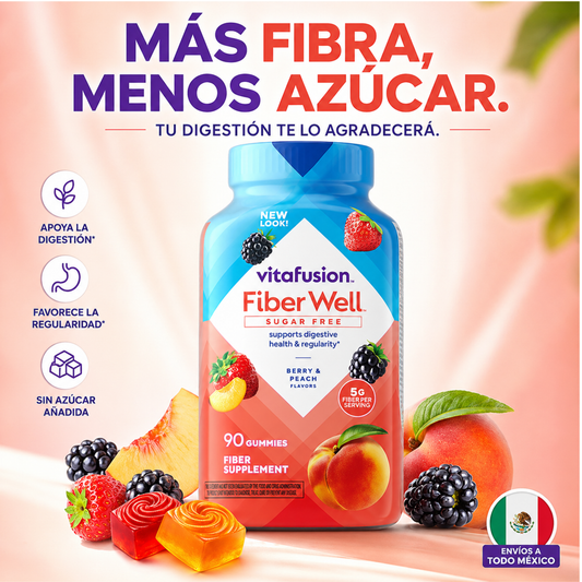 Vitafusion Fiber Well Sugar Free Gummies
