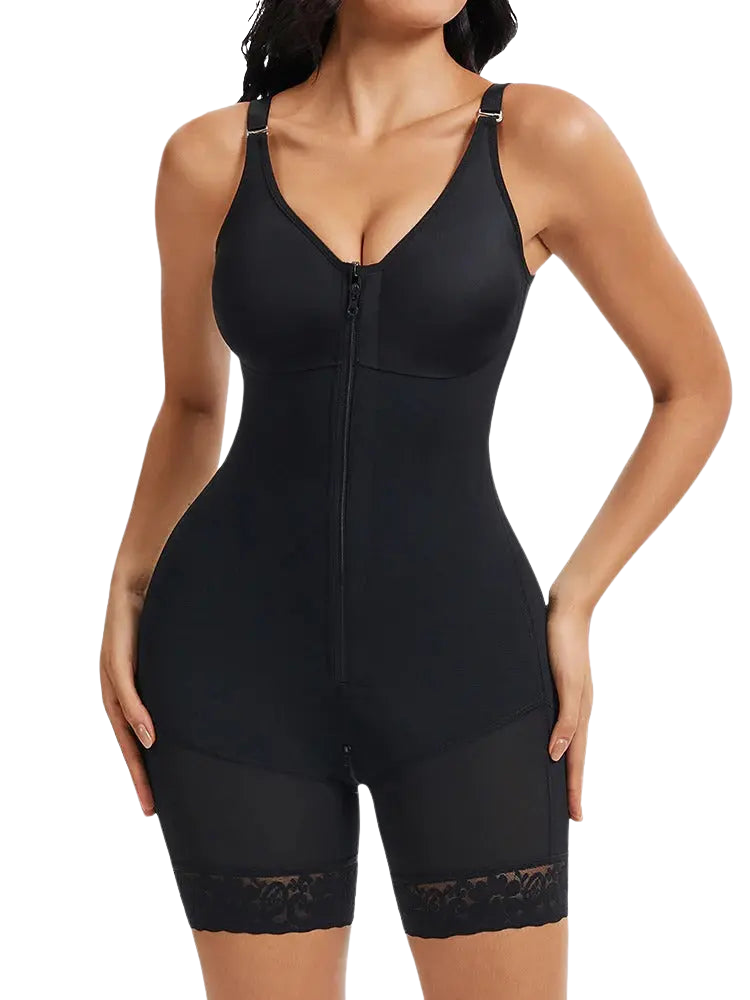Body Moldeador con Control Abdominal y Cremallera