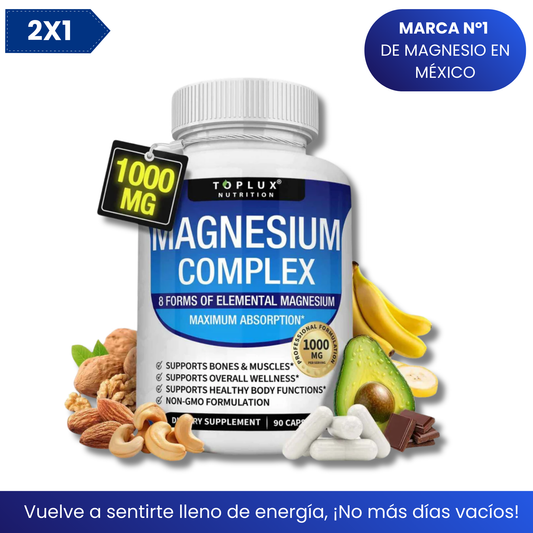Elúviya® – Magnesio Complex para Relajación, Bienestar y Deshinchazón 90 Capsulas