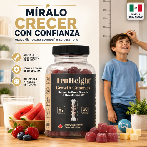 Elúviya® - Growth Gummies | Apoya su Estatura, Huesos y Desarrollo