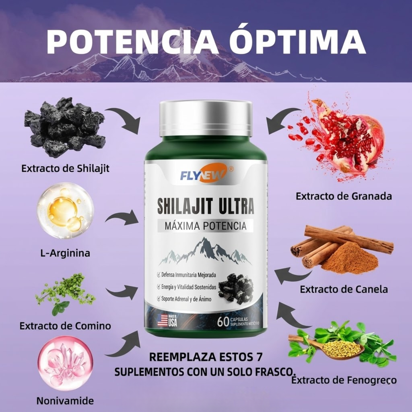 Shilajit Ultra® - Potencia Masculina, Energía Brutal y Confianza Total