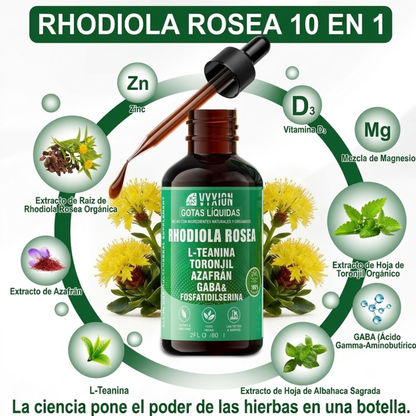VYXION Organic 10 in 1 Rhodiola Rosea Liquid Drops