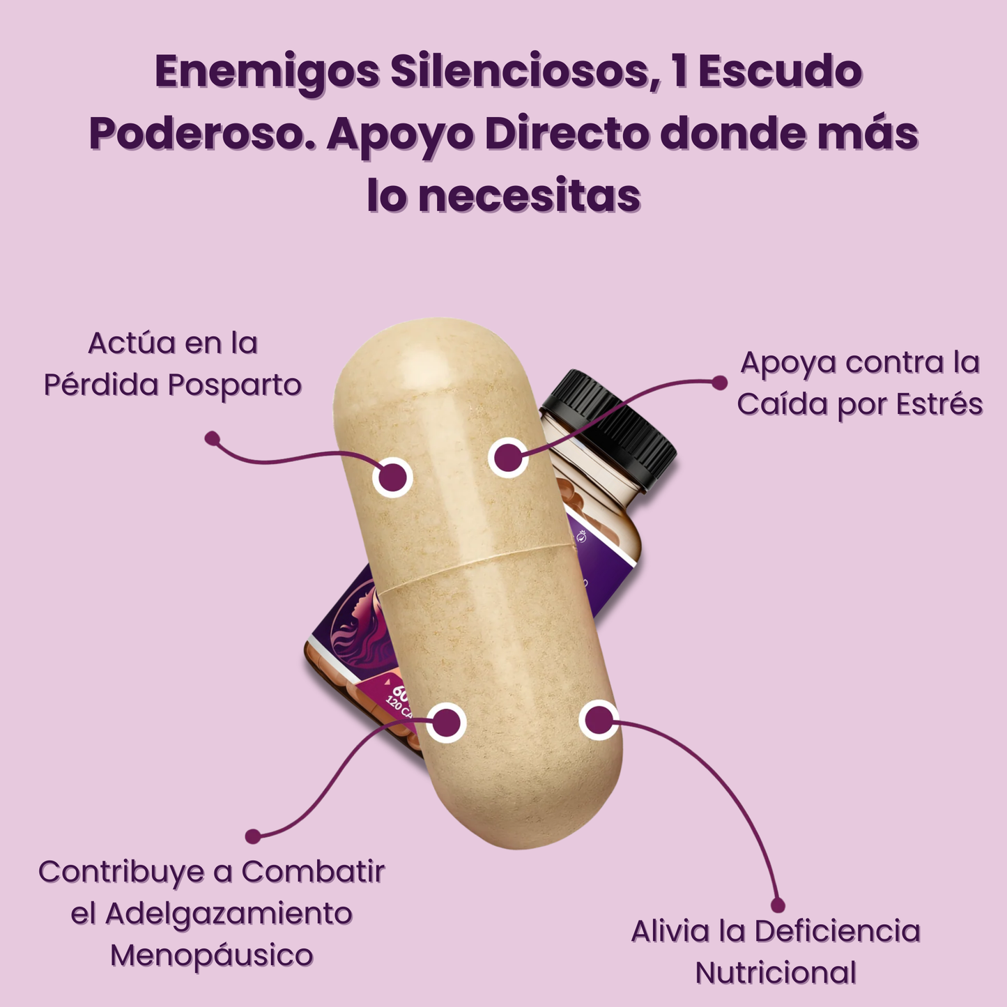 Elúviya® - Vitaminas Avanzadas para el Pelo - Resultados Reales para Cabello Fuerte y Abundante