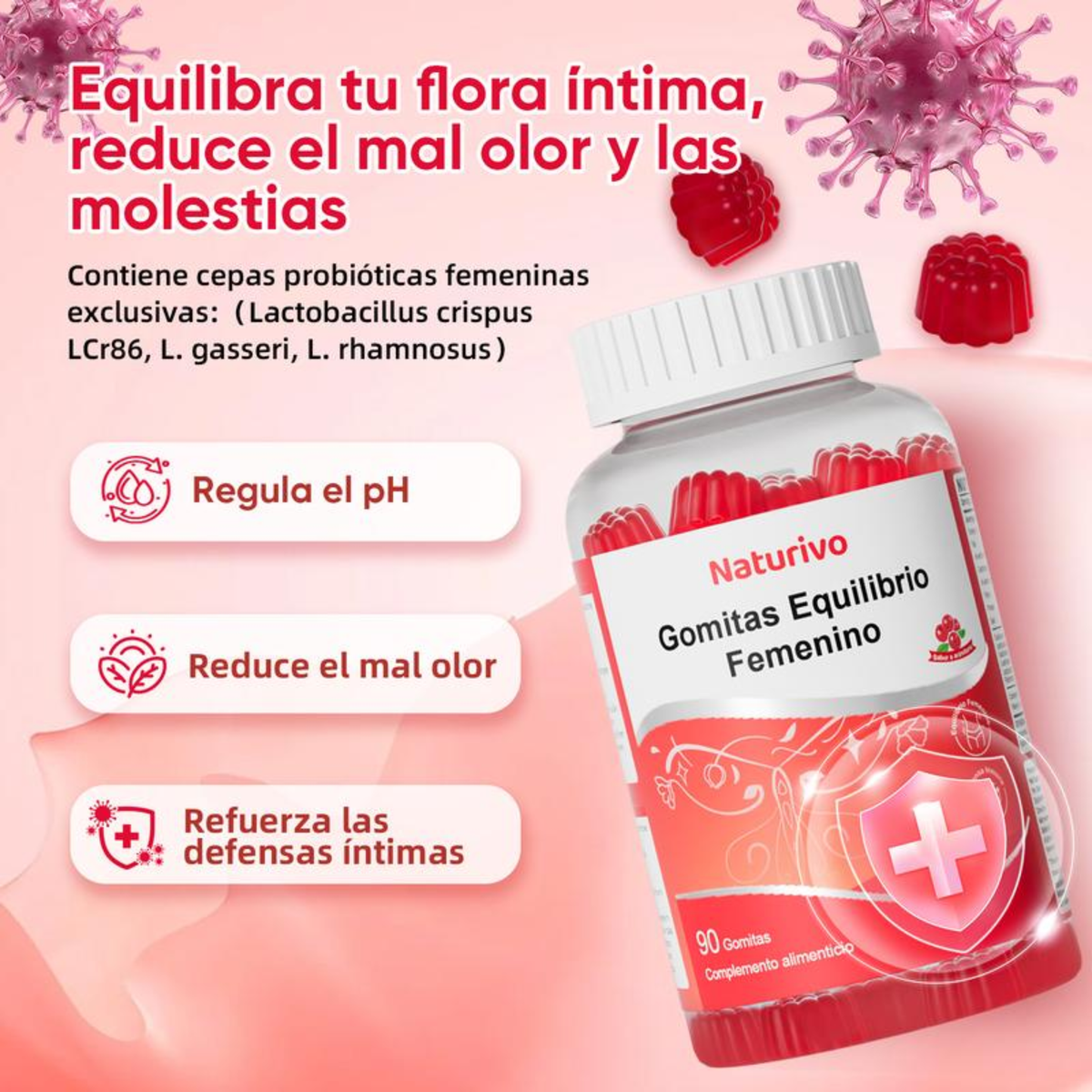 Elúviya® – Women’s Balance Gummies | Equilibrio Íntimo, Digestivo y Más Confianza