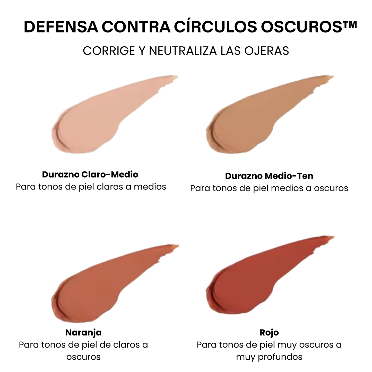 Elúviya® - Maquillaje Corrector - Ideal para Ojeras y Manchas, Sin Efecto Pesado