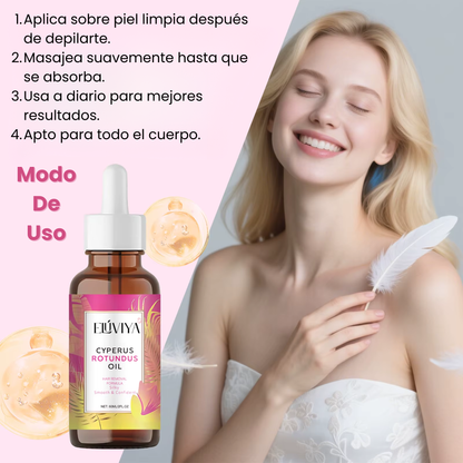 Elúviya® - Cyperus Rotundus Oil: Olvídate de la Irritación y Vello No Deseado
