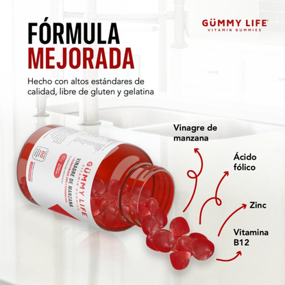 Elúviya® - Vinagre de Manzana en Gomitas | Digestión, Energía y Bienestar Diario