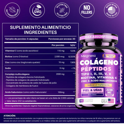 Elúviya® – Multi Collagen 5 en 1 | Recupera Piel, Cabello, Uñas y Movilidad