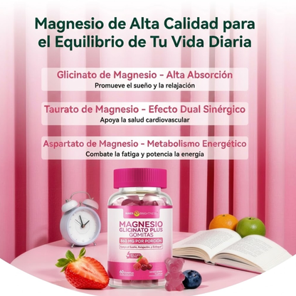Elúviya® – Magnesio Glicinato en Gomitas – Insomnio y Estrés | Sueño Profundo