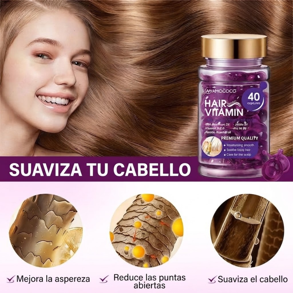 Elúviya® – Hair Vitamin Repair | Menos Quiebre, Más Brillo y Más Confianza