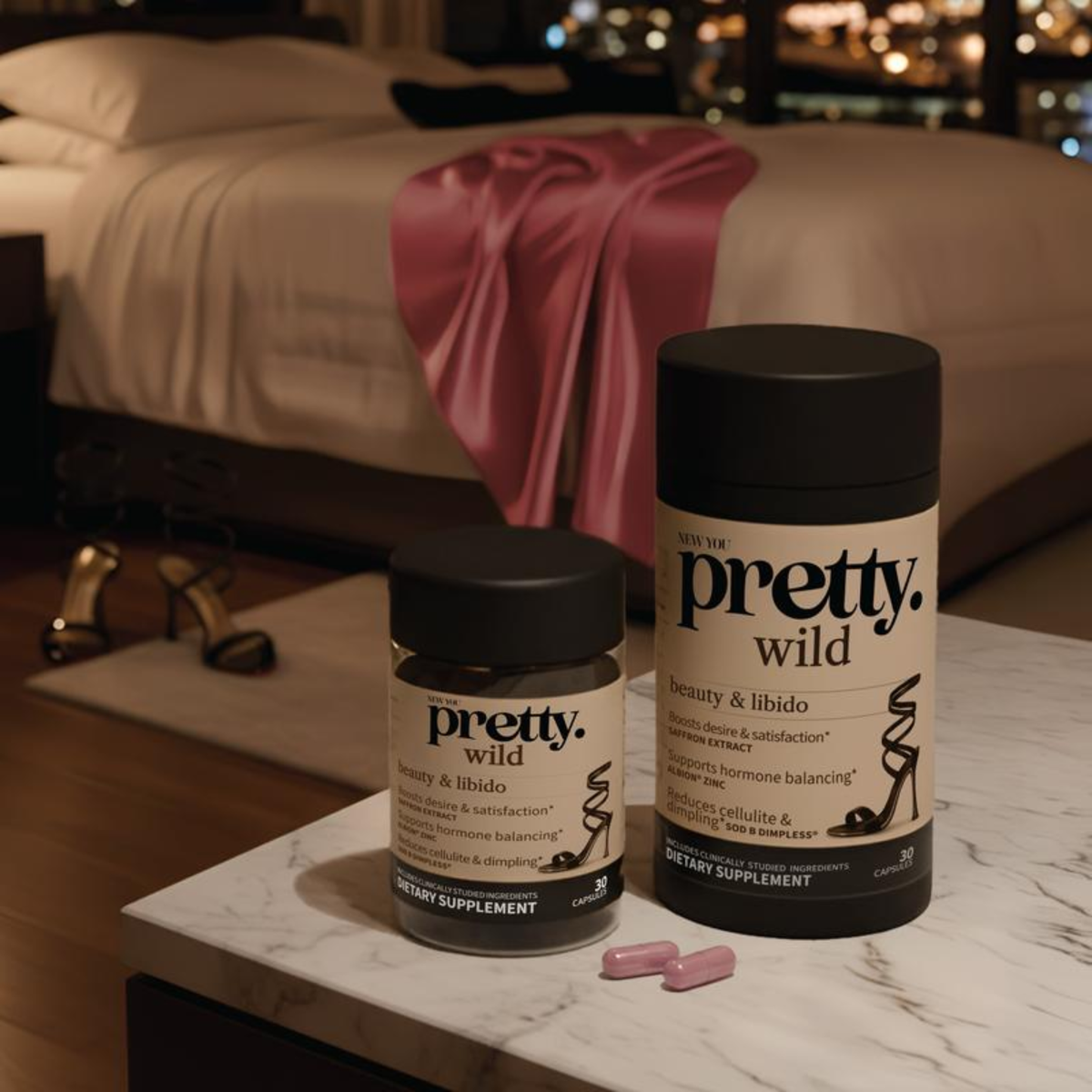 NEW YOU pretty wild – Daily Beauty Supplement with Saffron,