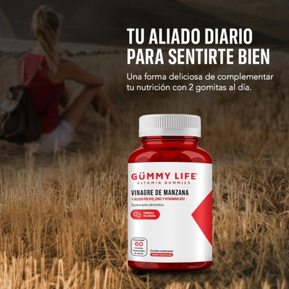 Elúviya® - Vinagre de Manzana en Gomitas | Digestión, Energía y Bienestar Diario