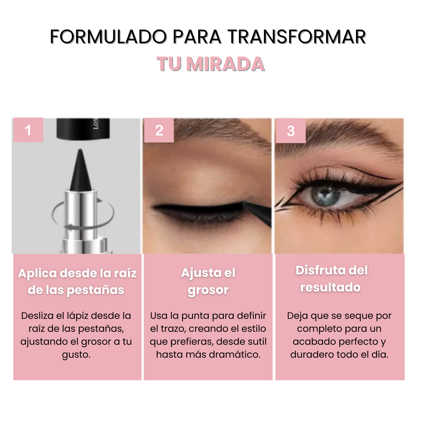 Delineador en Gel 2x1 - Para un Delineado Perfecto