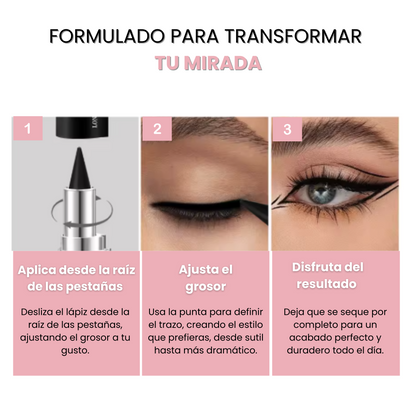 Delineador en Gel 2x1 - Para un Delineado Perfecto