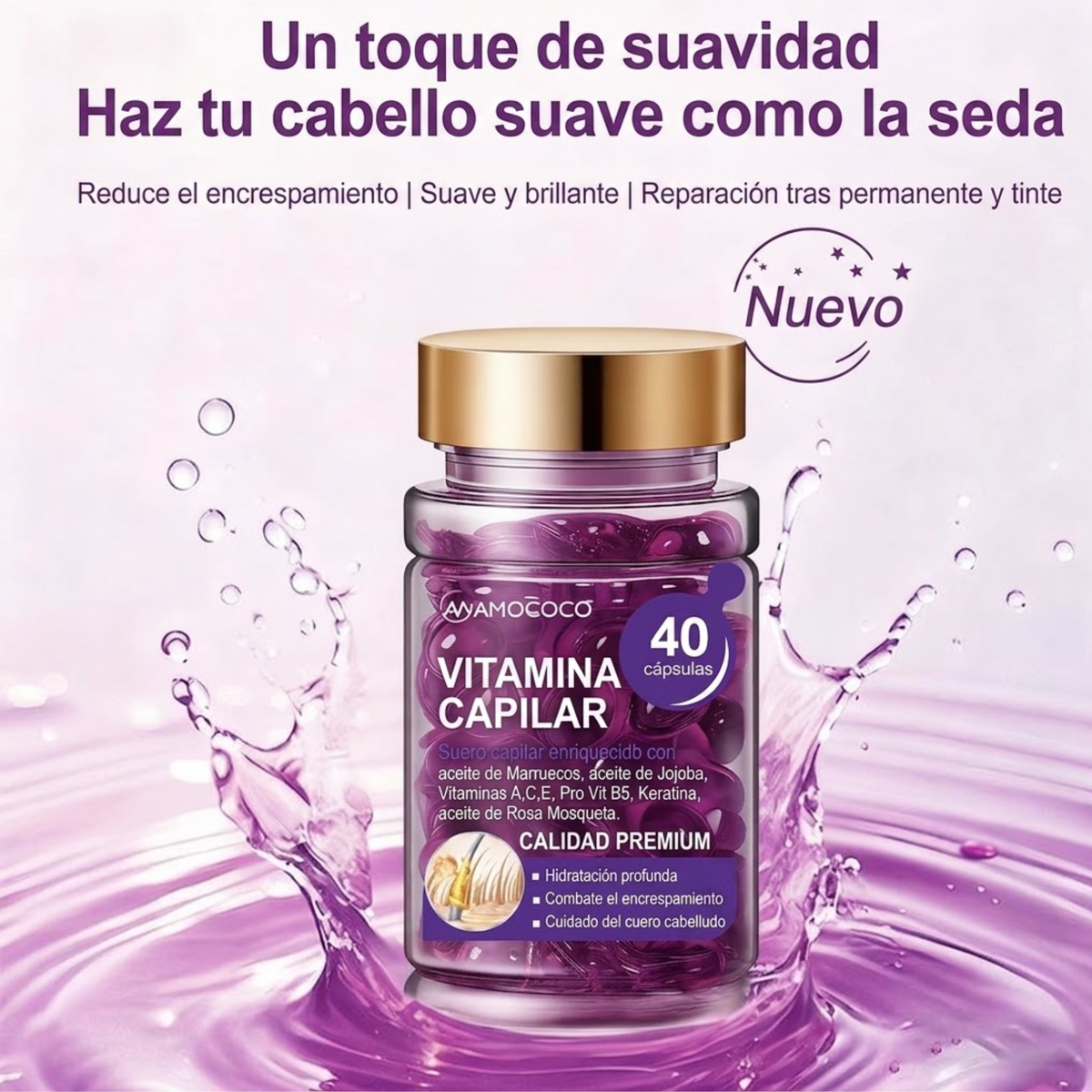 Elúviya® – Hair Vitamin Repair | Menos Quiebre, Más Brillo y Más Confianza