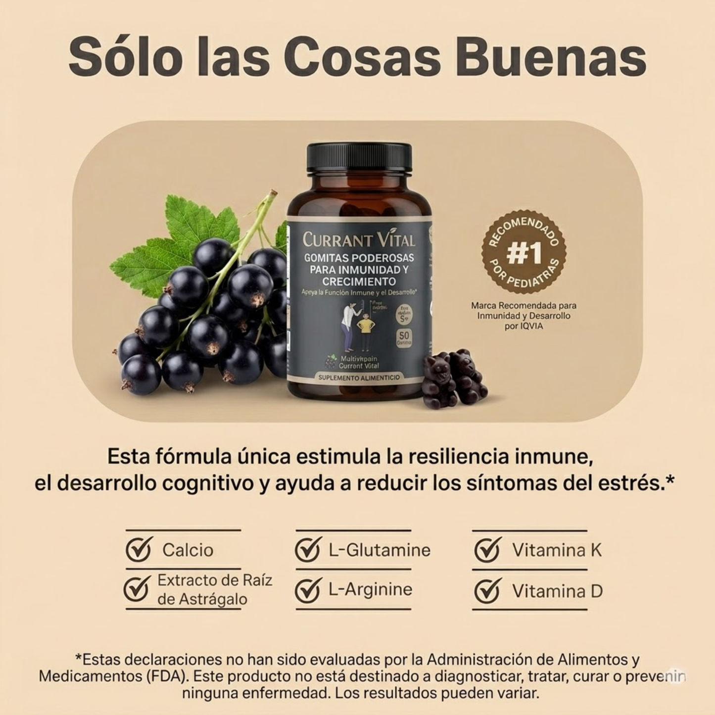 Elúviya® - Growth Gummies | Apoya su Estatura, Huesos y Desarrollo