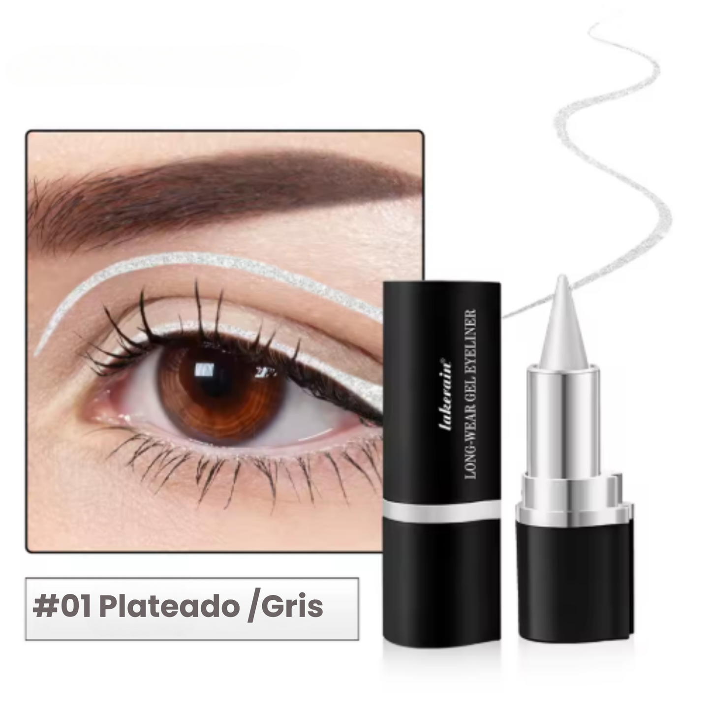 Delineador en Gel 2x1 - Para un Delineado Perfecto