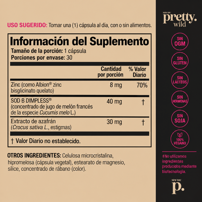 NEW YOU pretty wild – Daily Beauty Supplement with Saffron,