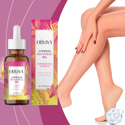 Elúviya® - Cyperus Rotundus Oil: Olvídate de la Irritación y Vello No Deseado