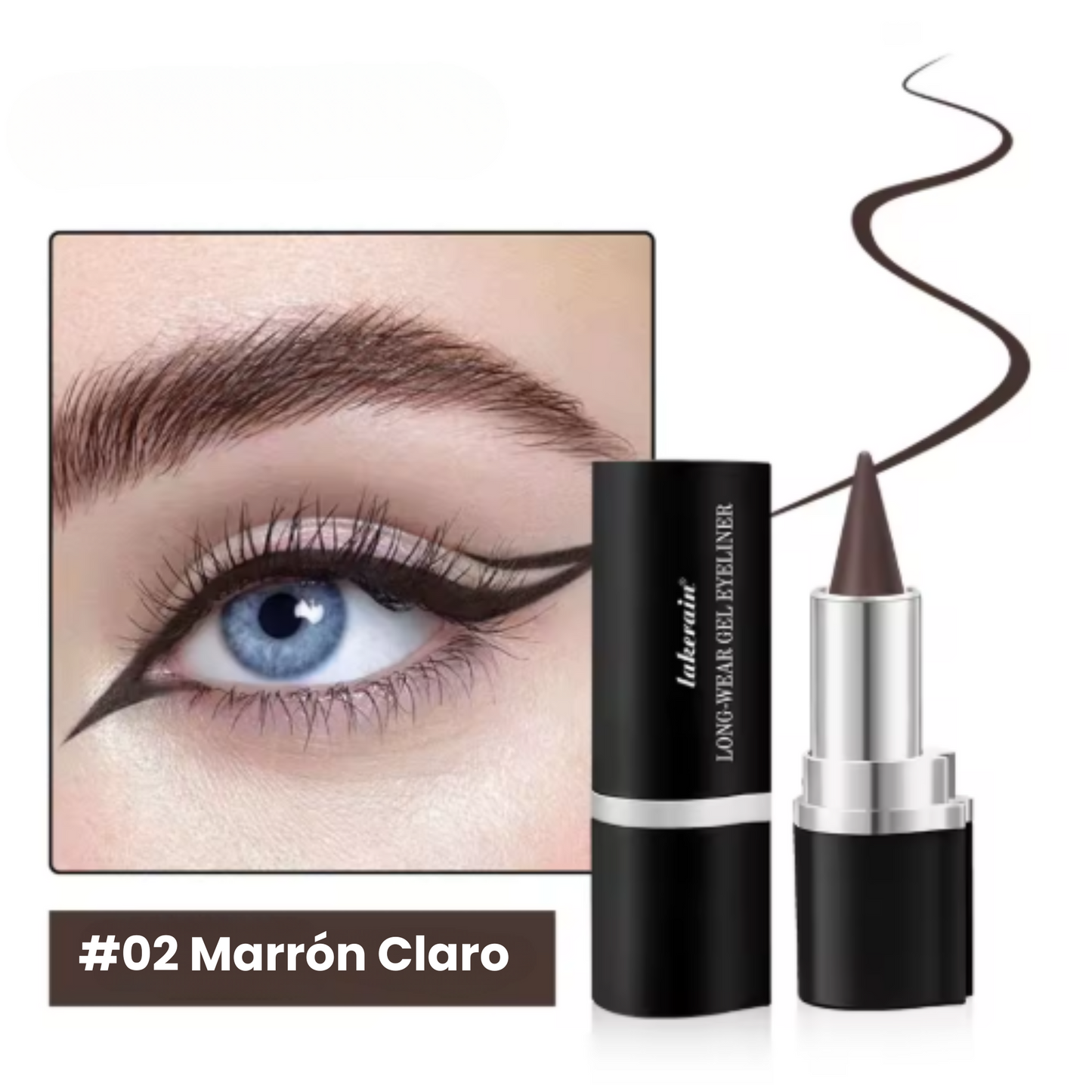 Delineador en Gel 2x1 - Para un Delineado Perfecto