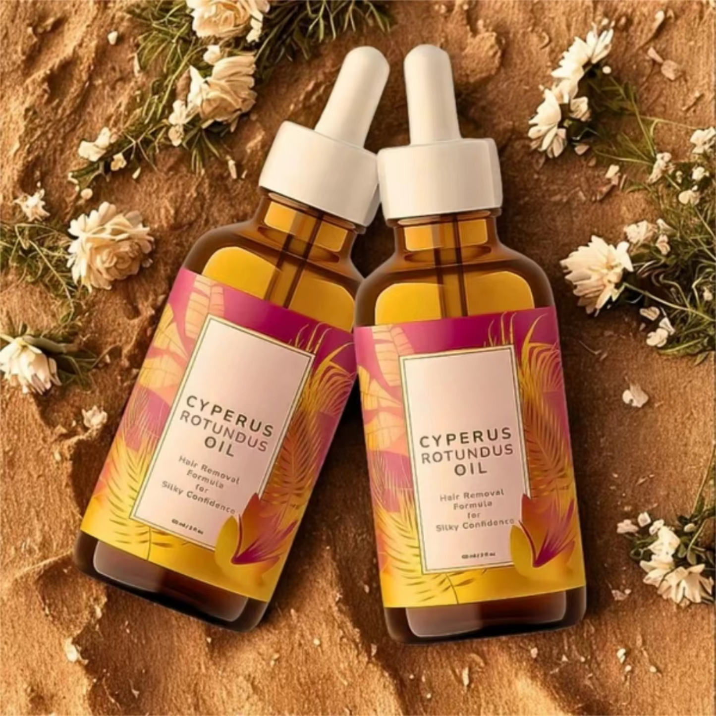 Elúviya® - Cyperus Rotundus Oil: Olvídate de la Irritación y Vello No Deseado