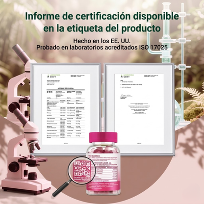 Elúviya® – Magnesio Glicinato en Gomitas – Insomnio y Estrés | Sueño Profundo