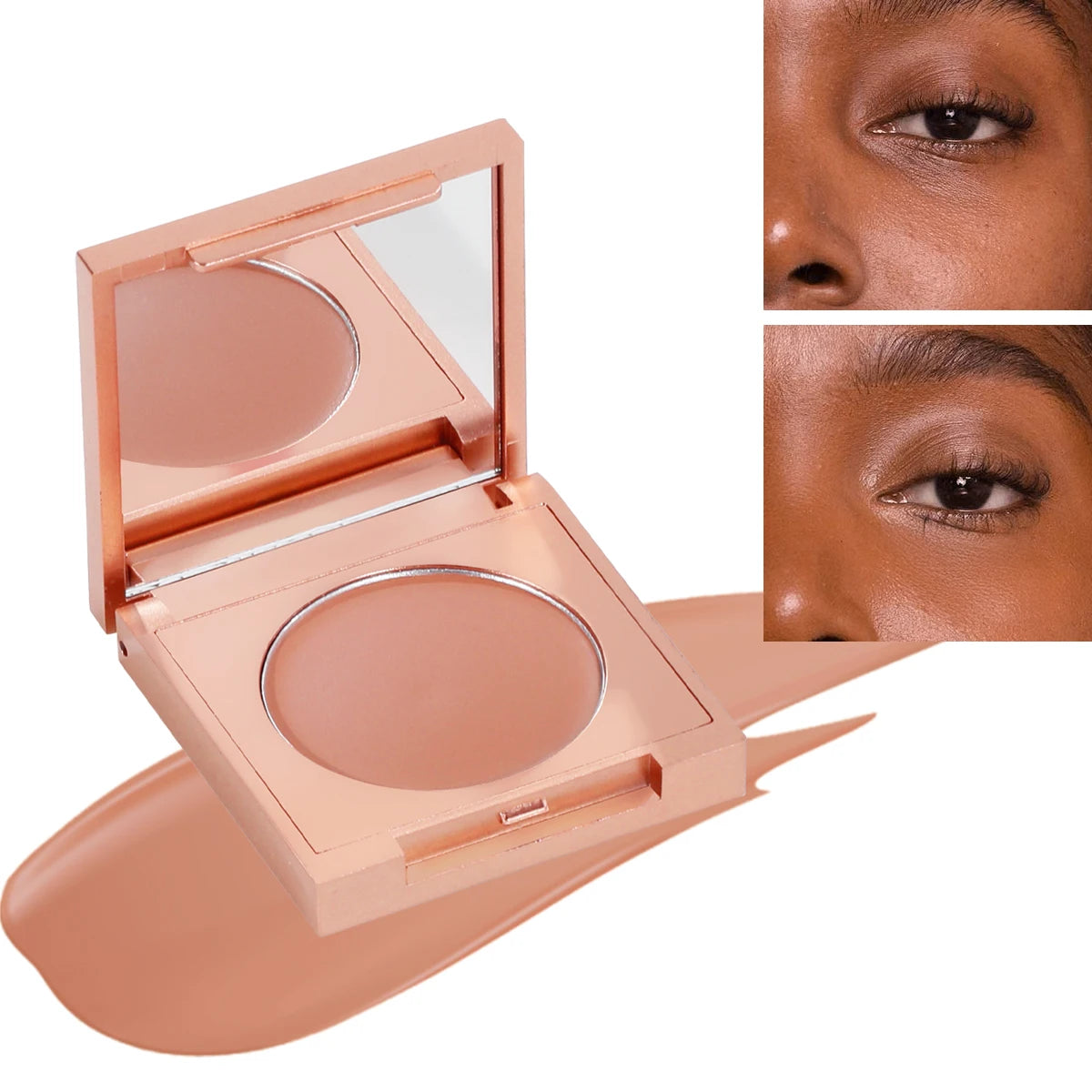 Elúviya® - Maquillaje Corrector - Ideal para Ojeras y Manchas, Sin Efecto Pesado